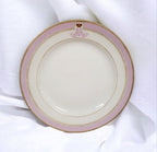 Imperial Russian Porcelain Plate from Service for Grand Duke Alexander Alexandrovich