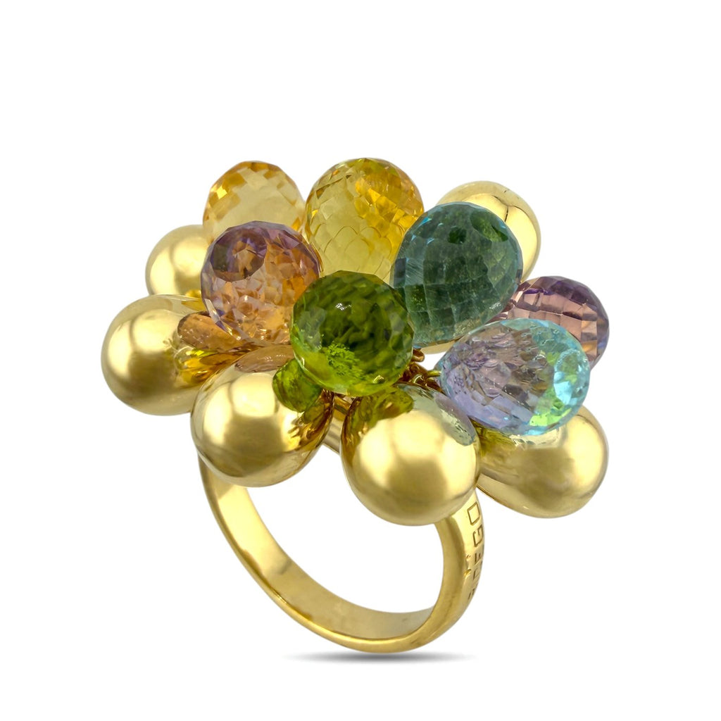 Marco Bicego 18K Yellow Gold Teardrop Gemstone Ring