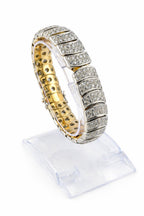 18K Gold Flexible 5.0ct Diamond Bracelet