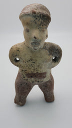 Colima Pottery Standing Large Figure Pre-Columbian, West Mexico, Colima, Circa 300 BCE to 300 CE - 20 cm
