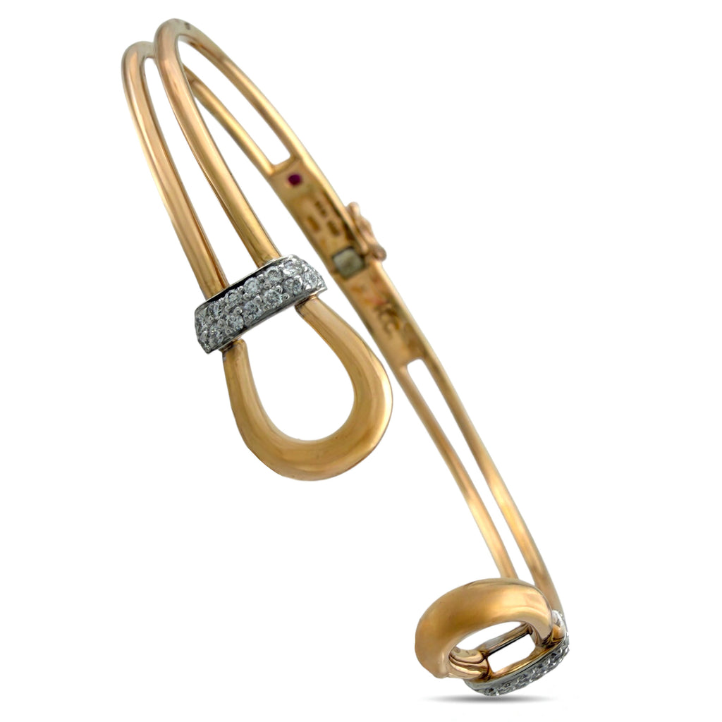 Roberto Coin 18K Rose Gold Bracelet 0.17ct Diamond