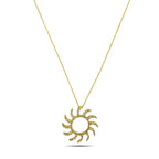 Roberto Coin 18K Yellow Gold 0.42ct Diamond Pendant Necklace