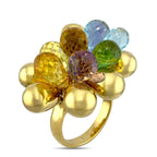 Marco Bicego 18K Yellow Gold Teardrop Gemstone Ring