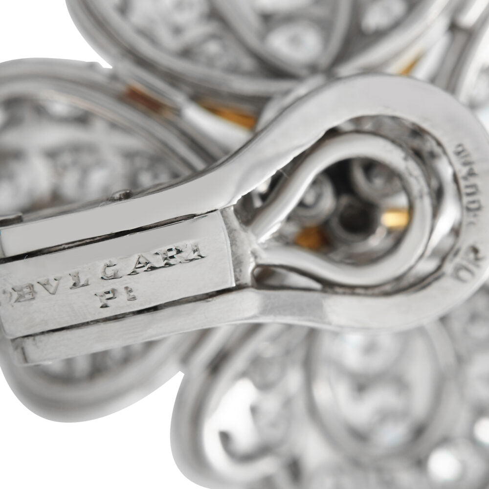 Bvlgari 7.0ct Diamond Clip-On Earrings