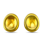 Robert Lee Morris  18K Yellow Gold Round Earrings