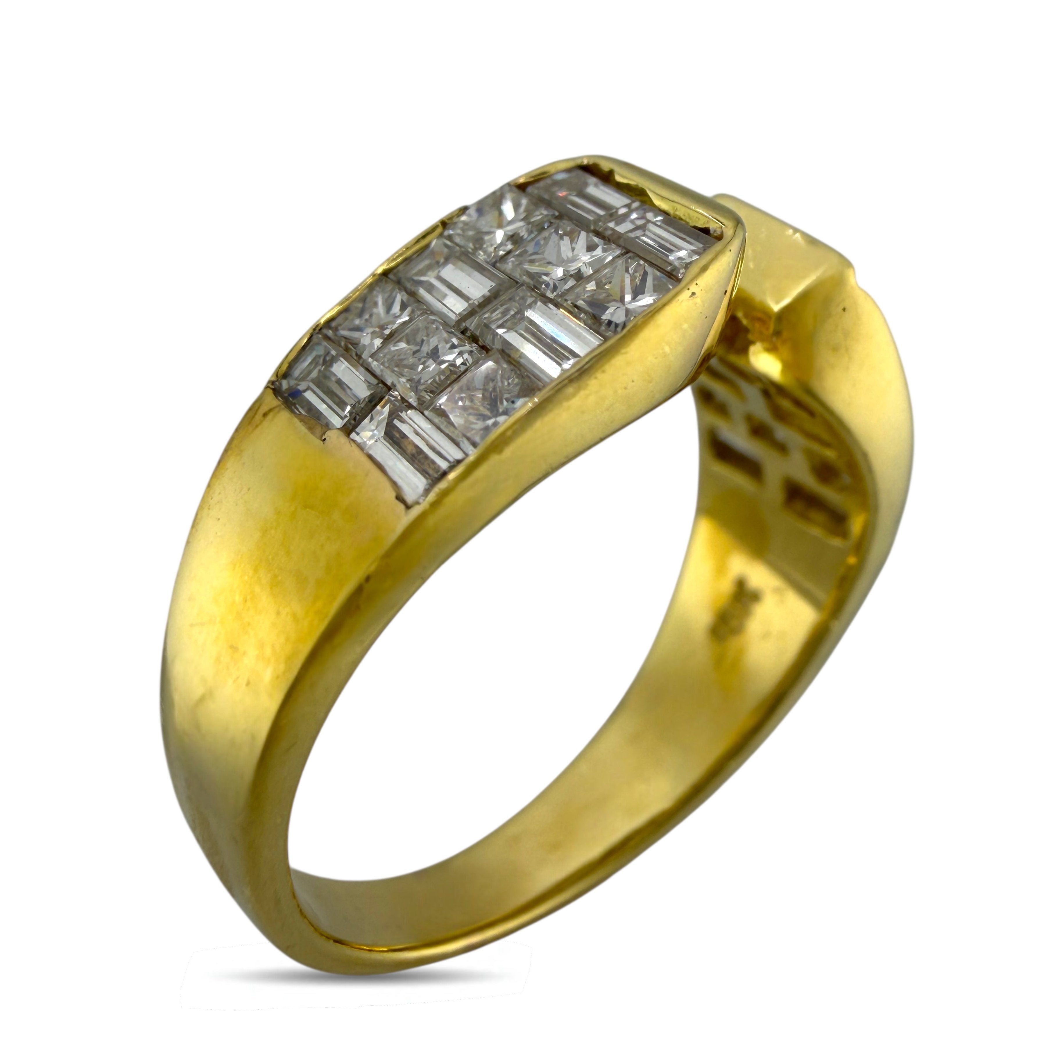 18K Yellow Gold 0.5ct Diamond Ring