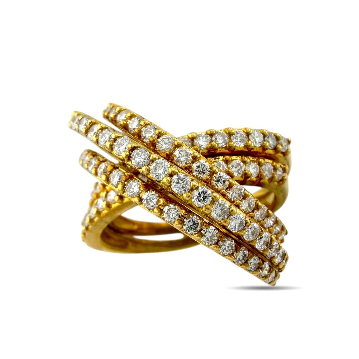 Sonia B. Eternal 18K Yellow Gold and 1.6ct Diamond Band