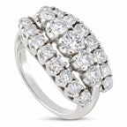 14K White Gold and 3.0ct Diamond Ring