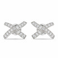 Tiffany & Co. Paloma Picasso Platinum Diamond Earrings