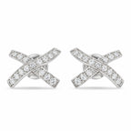 Tiffany & Co. Paloma Picasso Platinum Diamond Earrings