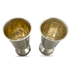 Imperial Russian 84 Zolotnik Silver Antique Cups