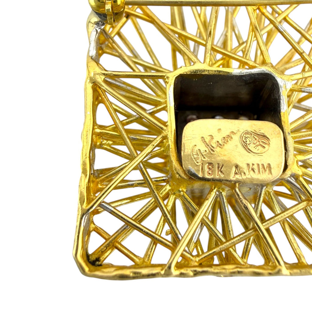 Anthony Kim 18K Yellow Gold 0.27ct Diamond Pendant