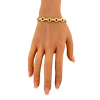14K Yellow Gold 2.8ct Diamond Link Bracelet