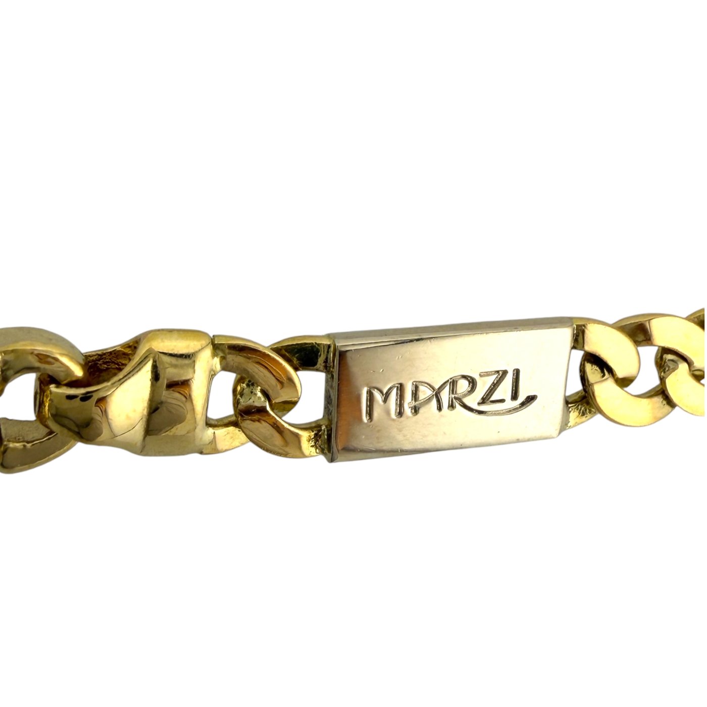 Marzi 18K Yellow and White Gold Crucifix Pendant Necklace
