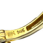 14K Yellow Gold 1.32ct Diamond Pin Earrings