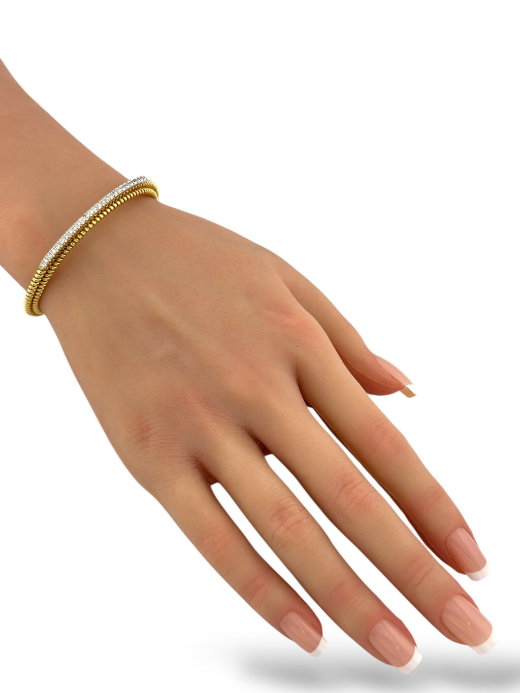 18K Yellow Gold Bracelet with 0.8ct Diamonds