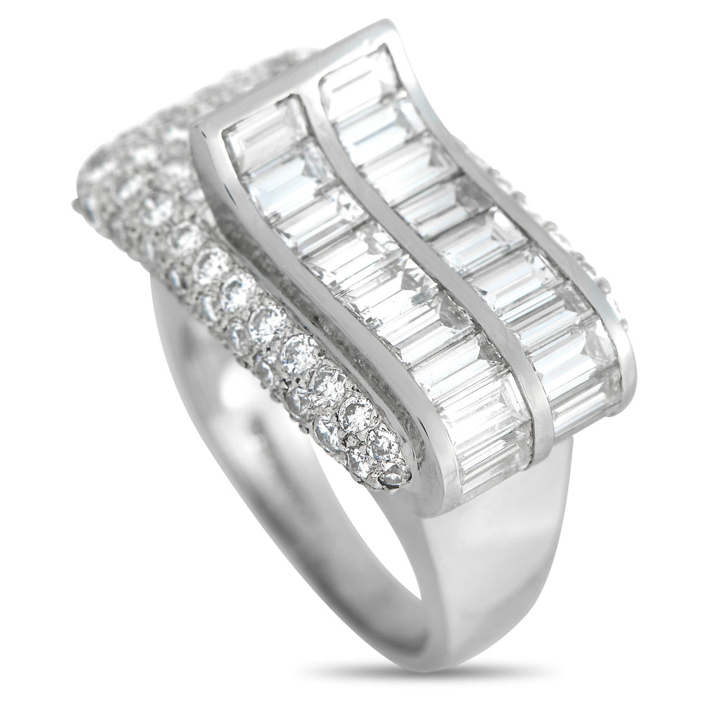 Charles KrypellPlatinum 4.50ct Diamond Ring – A captivating sparkler from New York-based fine jewelry designer, Charles Krype