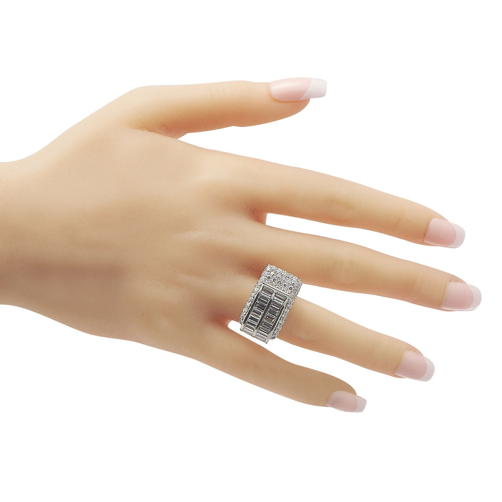 Charles KrypellPlatinum 4.50ct Diamond Ring