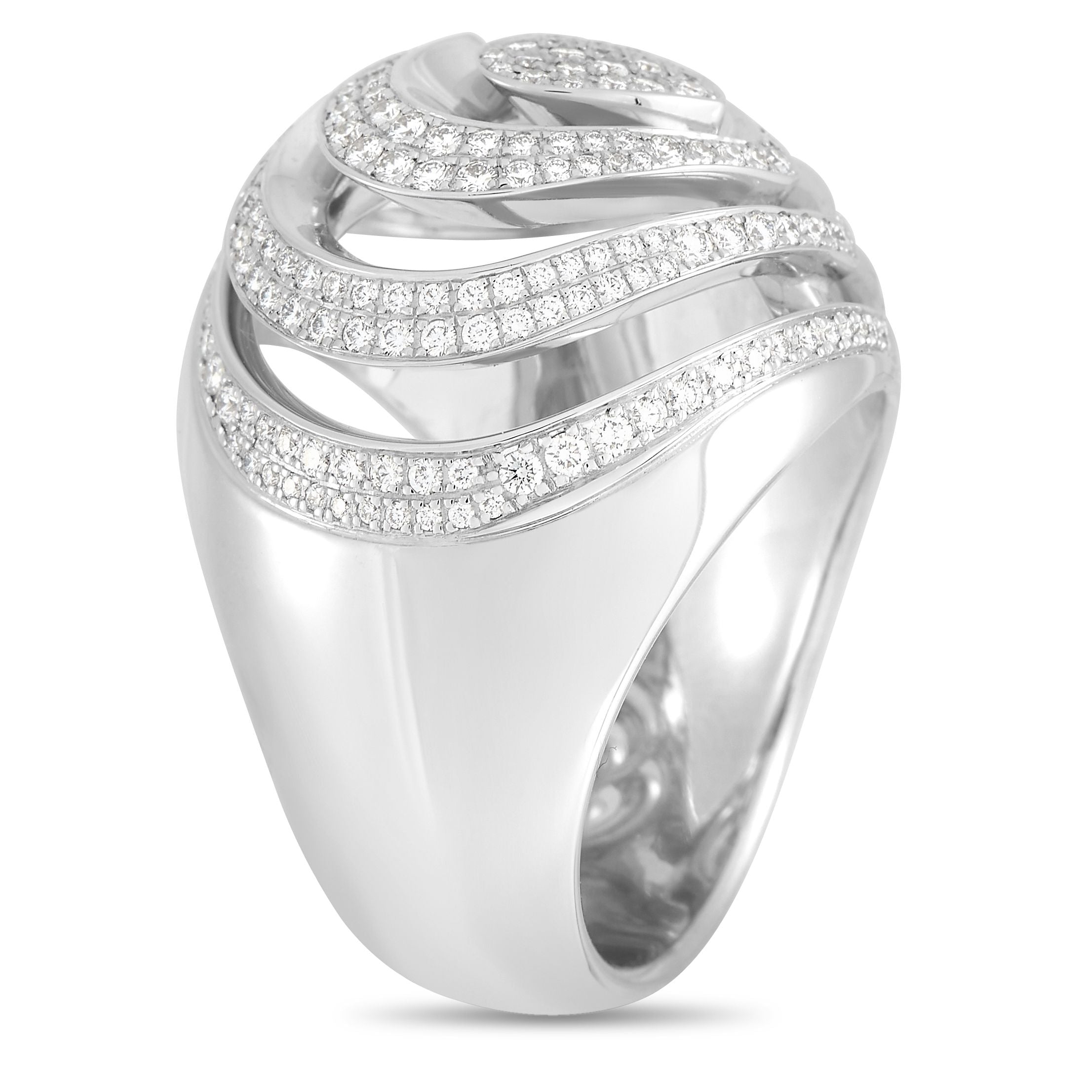 Chopard18K White Gold 1.17ct Diamond Ring