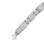 14K White Gold 5.94ct Diamond Link Bracelet