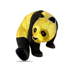 18K Yellow Gold Gallopin Geneve Panda Brooch with Wood