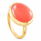 Fred of Paris Belles Rives 18K Rose Gold Rhodochrosite Ring