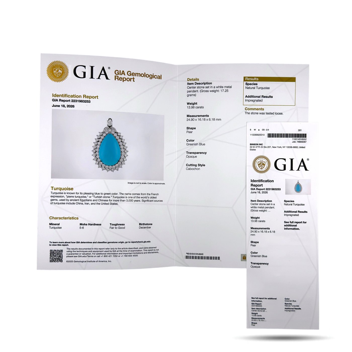 Earrings GIA Certified Turquoise and 12.02ct Diamond 950 Platinum Convertible Earrings Pendant Set