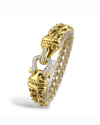 David Yurman 18K Yellow Gold 0.55ct Diamond Bracelet