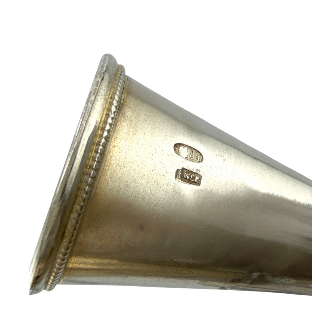 Imperial Russian 84 Zolotnik Silver Pair of Antique Cups