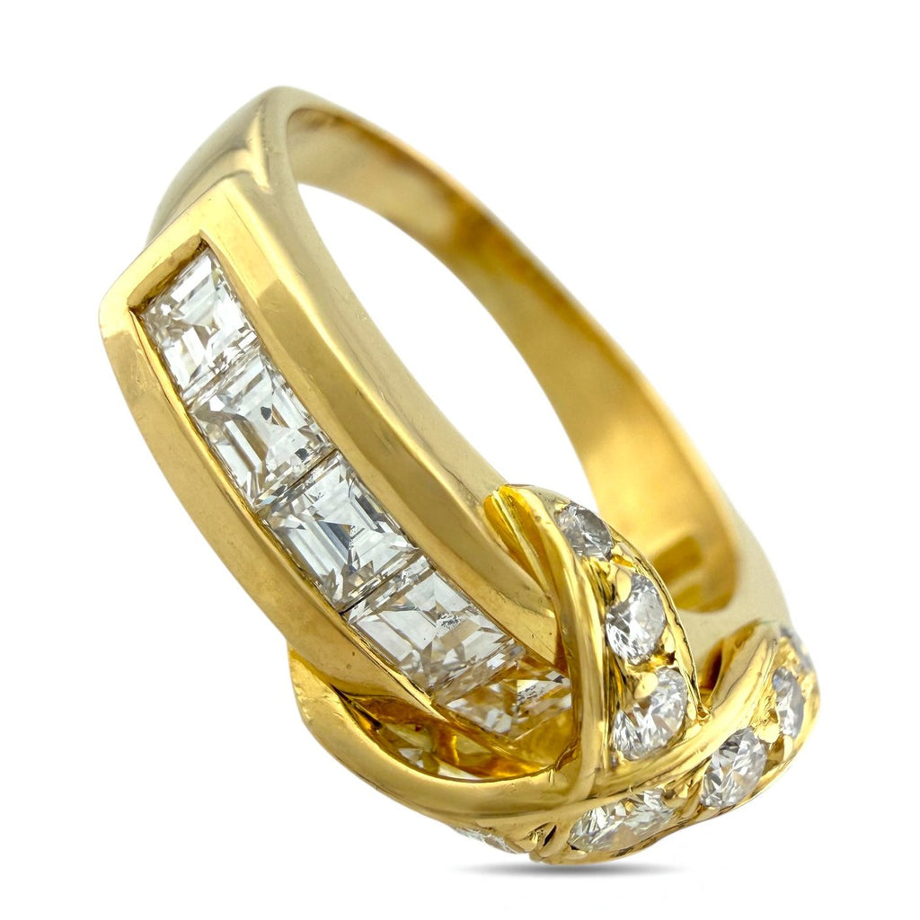Tiffany & Co. 18K Yellow Gold 1.5ct Diamond Ring