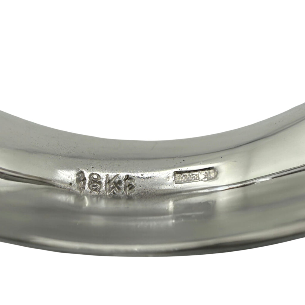 18K White Gold 0.32ct Diamond Circle Ring