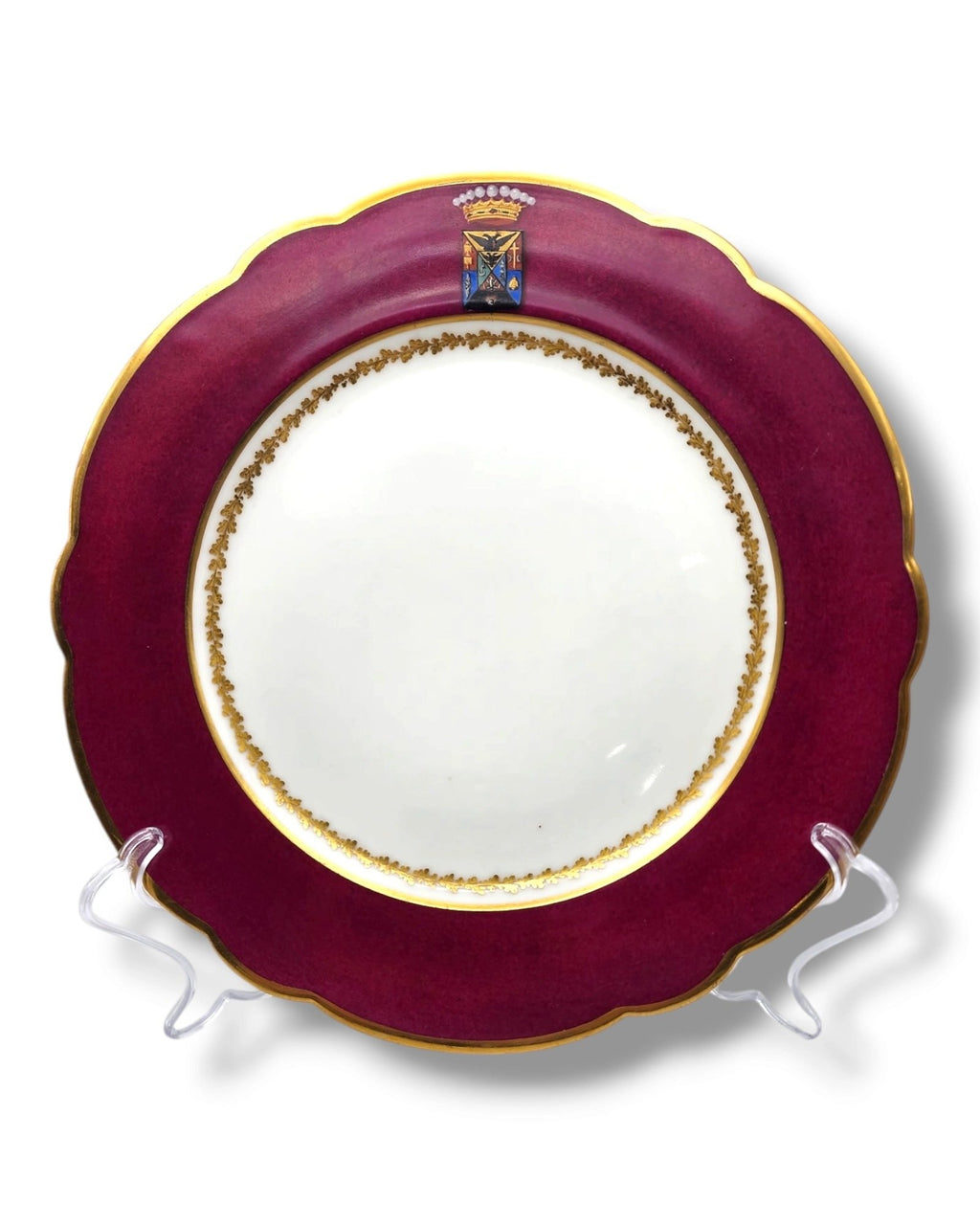 Armorial Plate with Coat of Arms for Count Bezborodko