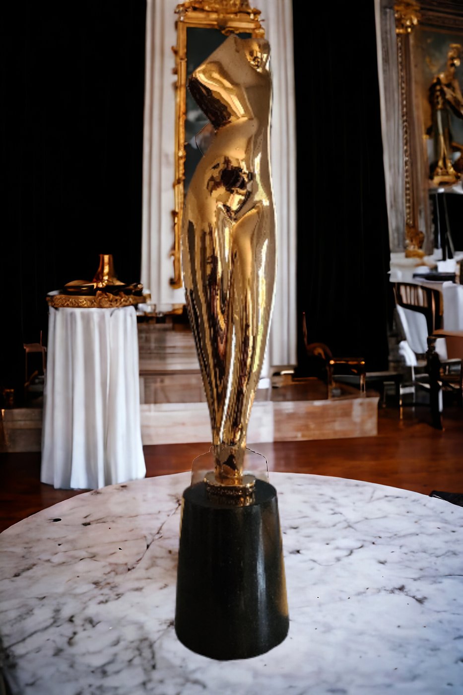 After A. Archipenko A Bronze Sculpture Nude 45.7 cm
