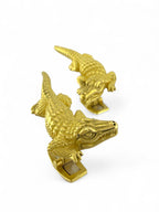 Kieselstein Cord 18K Yellow Gold Alligator Cufflinks