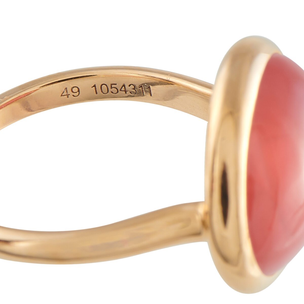 Fred of Paris Belles Rives 18K Rose Gold Rhodochrosite Ring