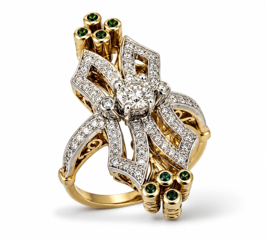 14K Gold and 2.56ct Diamond  Ring