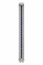 Art Deco Platinum and 7ct Diamond Bracelet Circa 1930s