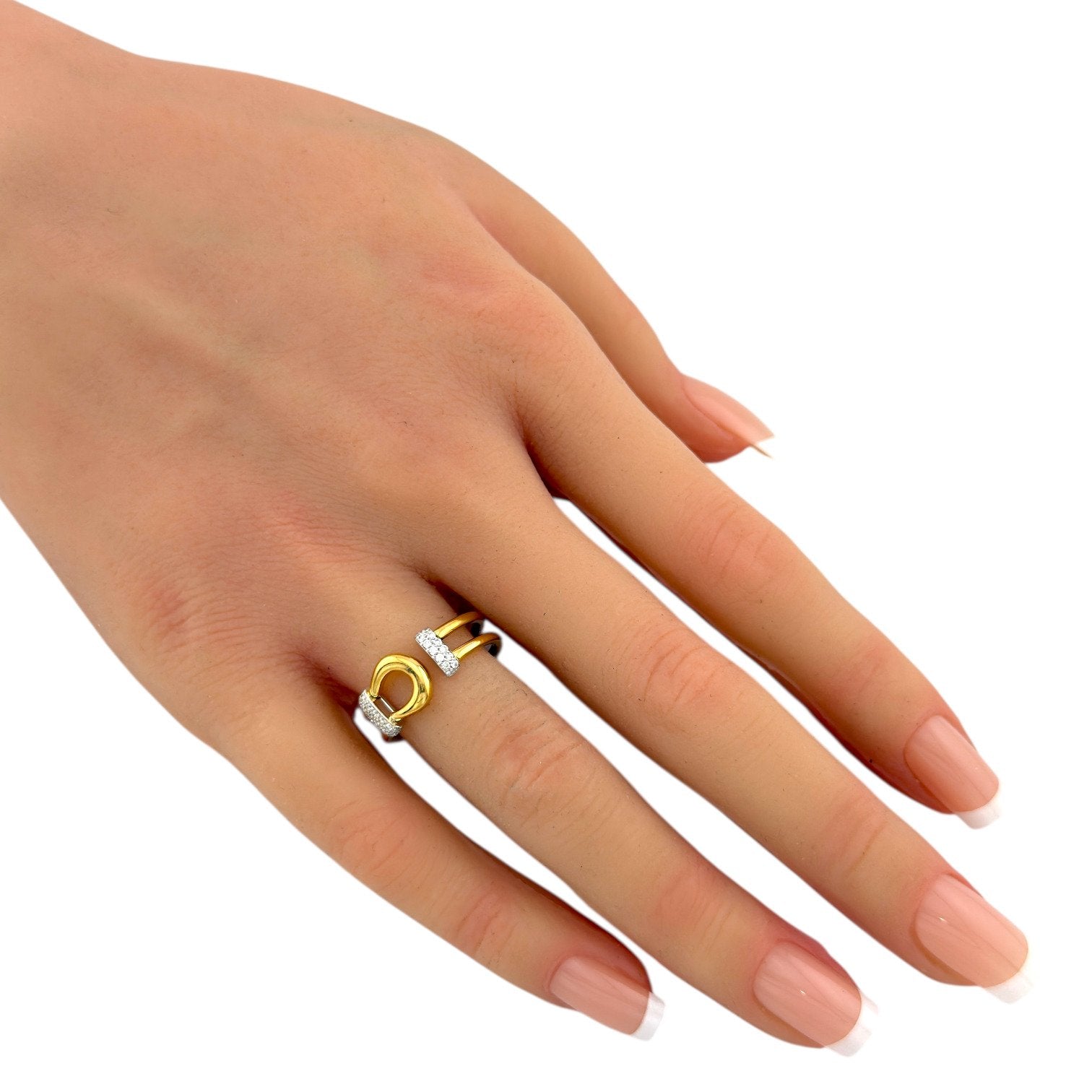 Roberto Coin 18K Yellow Gold 0.13ct Diamond Set Piece