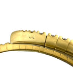 14K Yellow Gold 5.6ct Diamond Flexible Arm Bracelet