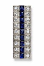 Art Deco Platinum and 7ct Diamond Bracelet Circa 1930s