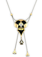 Cesare De Vecchi Italy 18K Gold and Diamond Necklace