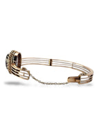 Antique Yellow Gold and Diamond Women's Bracelet 3.4ct