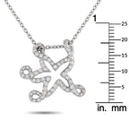 Dior18K White Gold 0.65ct Diamond Starfish Necklace