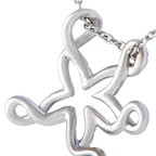 Dior18K White Gold 0.65ct Diamond Starfish Necklace