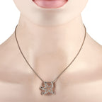 Dior18K White Gold 0.65ct Diamond Starfish Necklace