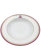 Imperial Russian Porcelain Plate from an Everyday Service for Grand Duke Alexander Alexandrovich
