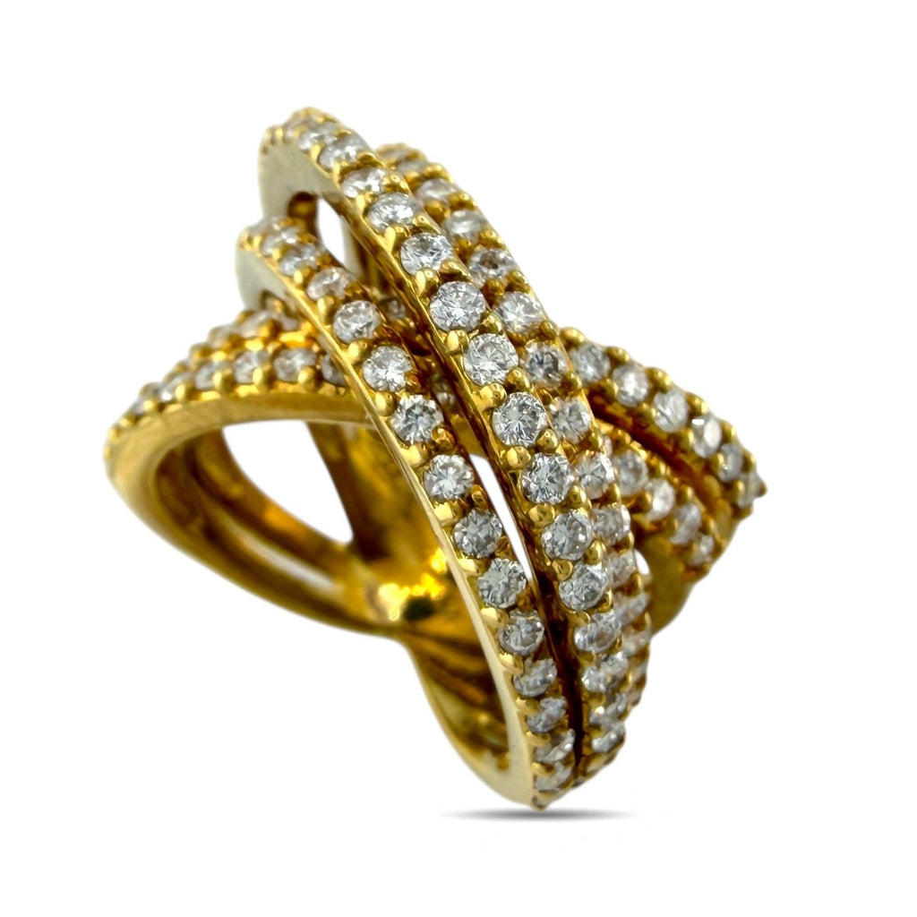 Sonia B. Eternal 18K Yellow Gold and 1.6ct Diamond Band