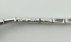18K White Gold 6.0ct Diamond & Champagne Diamond Flexible Necklace with Certificate