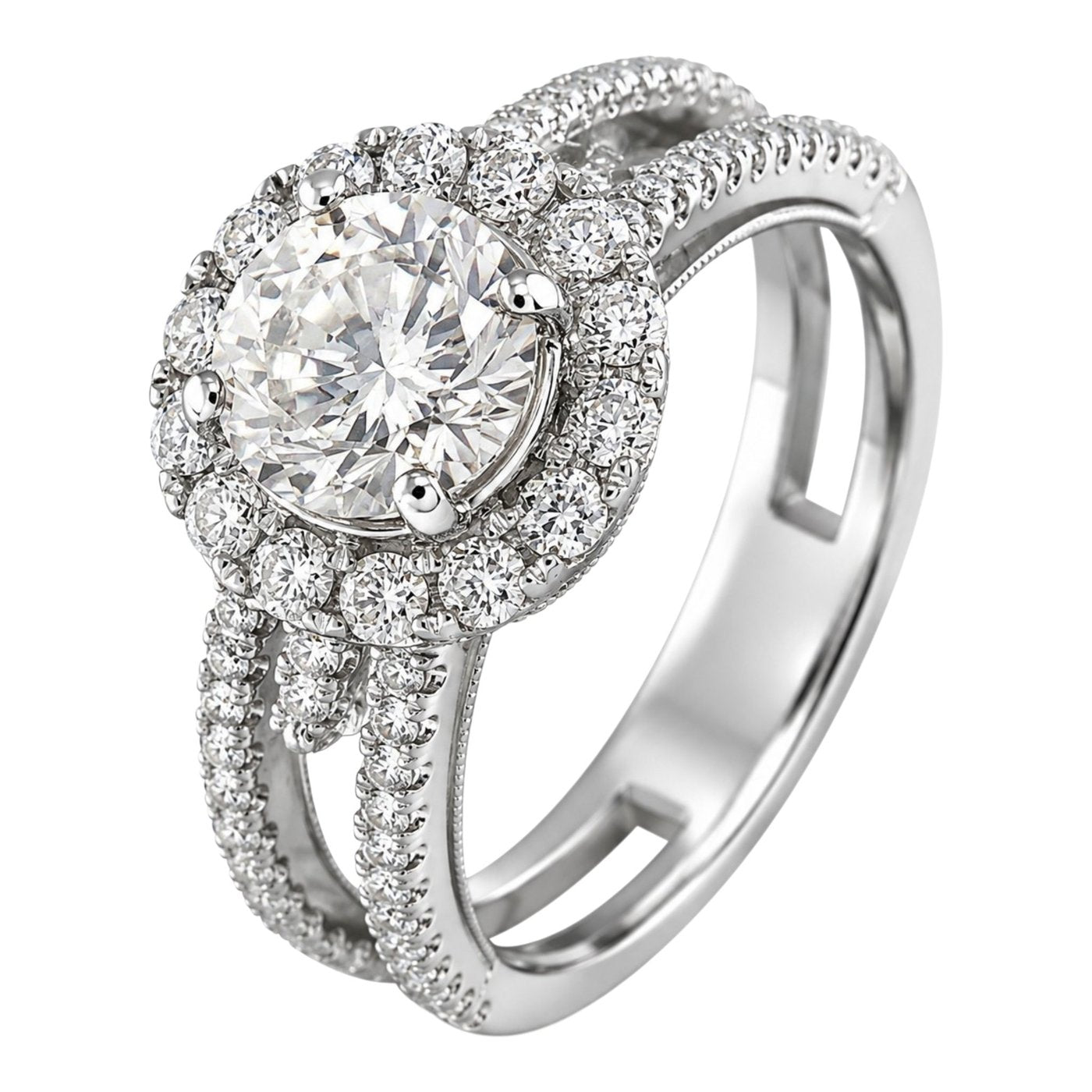 18K White Gold 2.16ct Diamond Ring