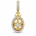 14K Yellow Gold 1.32ct Diamond Pin Earrings